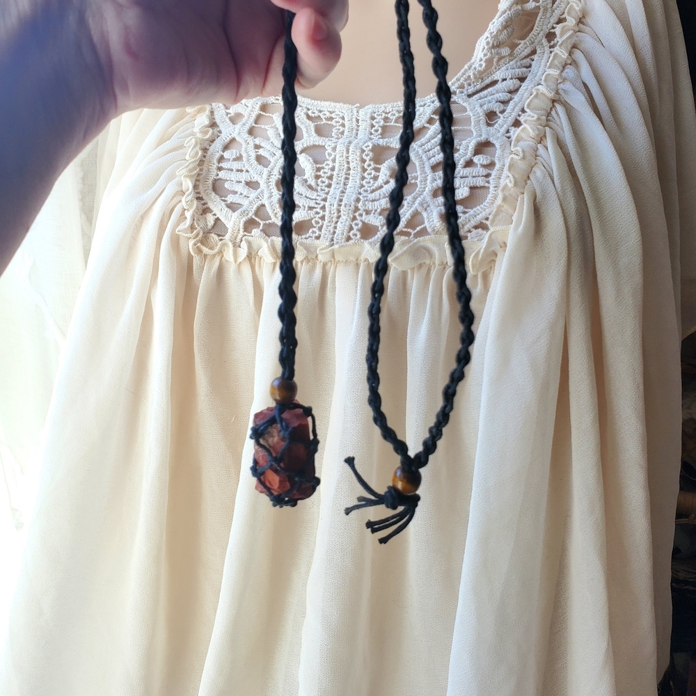 💎$3 WITH BUNDLE💎 Caged Jasper Necklace - Picture 3 of 4